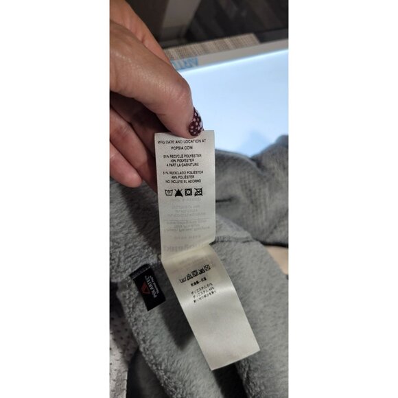PATAGONIA Snap-T Polartec Fleece Pullover Gray/Pink Pockets Size XS - Picture 10 of 15